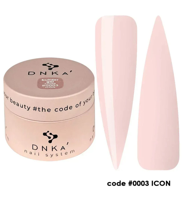Гель для наращивания DNKa Builder Gel №0003 Icon, 15 мл